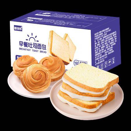 乳酸菌早餐吐司面包400g 1000g网红小蛋糕休闲零食品糕点心批发